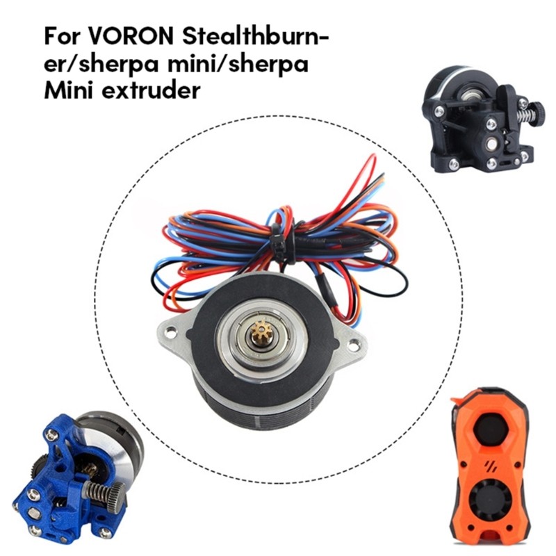MOONS NEMA14 Stepper Motor 1.8° 1.9V 10Ncm 36mm for Extruder and 2.4 3D Printer